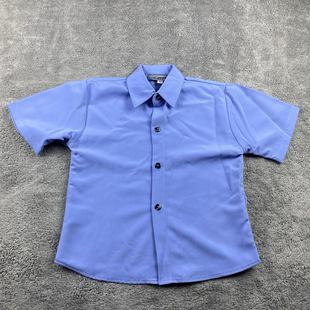Lavana‎ USA Shirt Buttons Womens 6 Blue Short Sleeve
